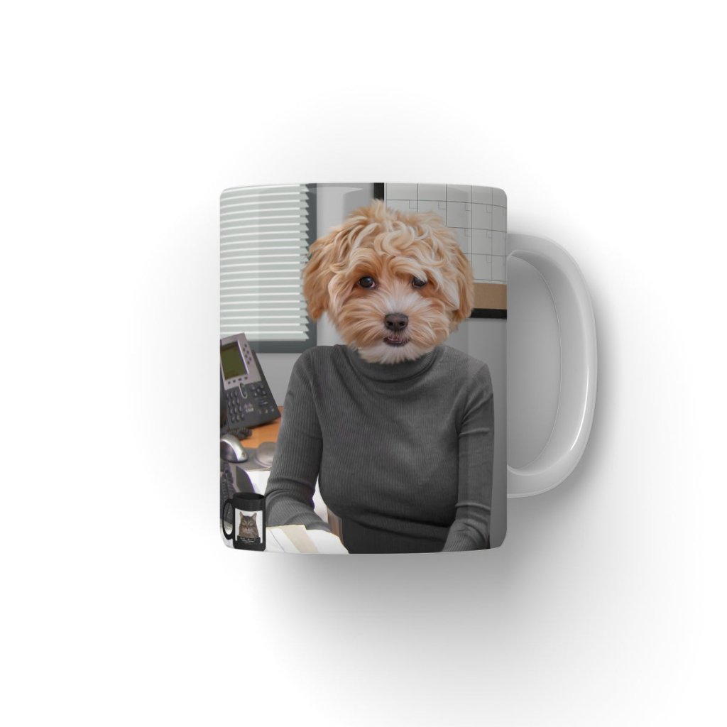 Pet Portraits | The Angela (The Office USA Inspired): Custom Pet Coffee Mug | Paw & Glory