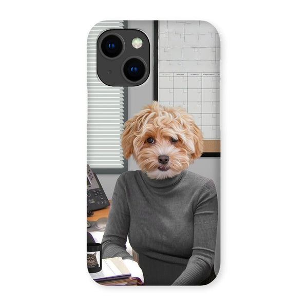 Office Cat Lady Custom Pet Phone Case | Custom Pet Artwork | Paw & Glory