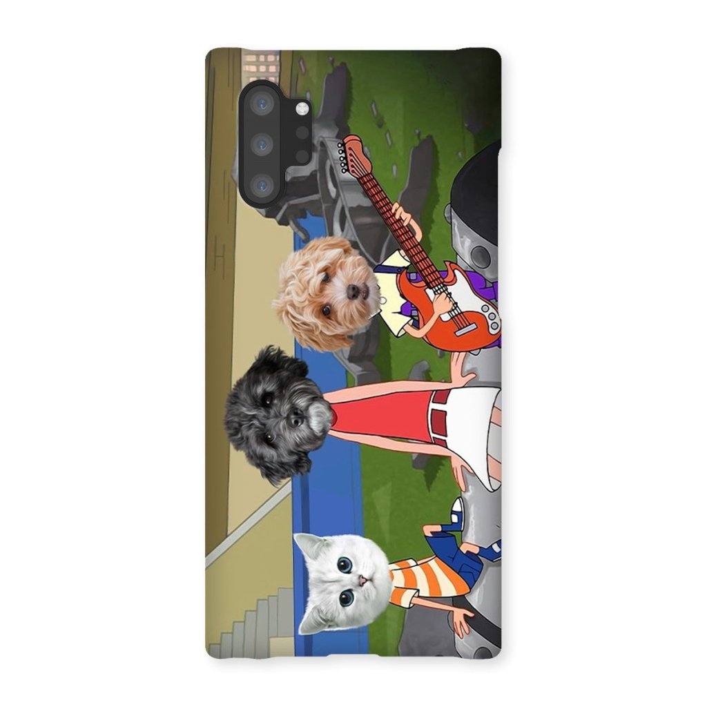 Pet Portraits | The Annoying Trio (Phineas & Ferb Inspired): Custom Pet Phone Case | Paw & Glory