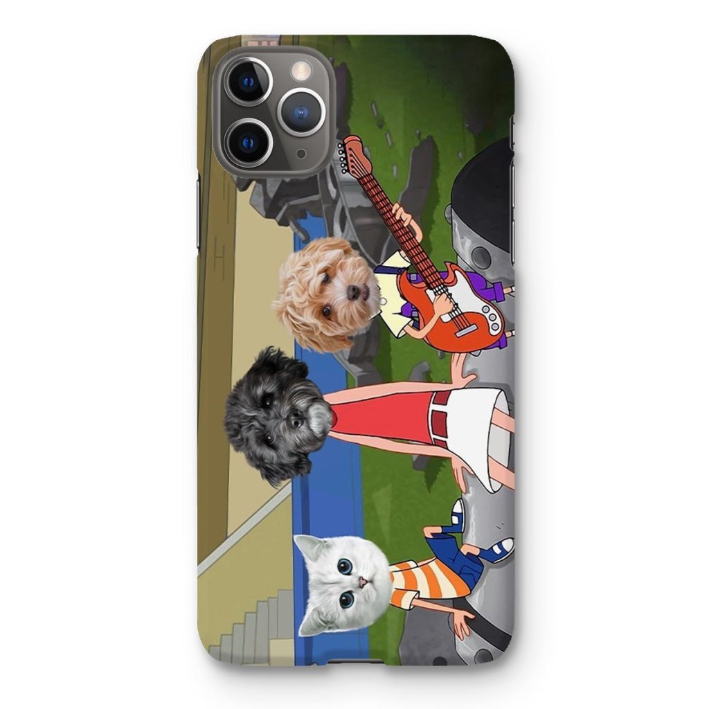 Pet Portraits | The Annoying Trio (Phineas & Ferb Inspired): Custom Pet Phone Case | Paw & Glory