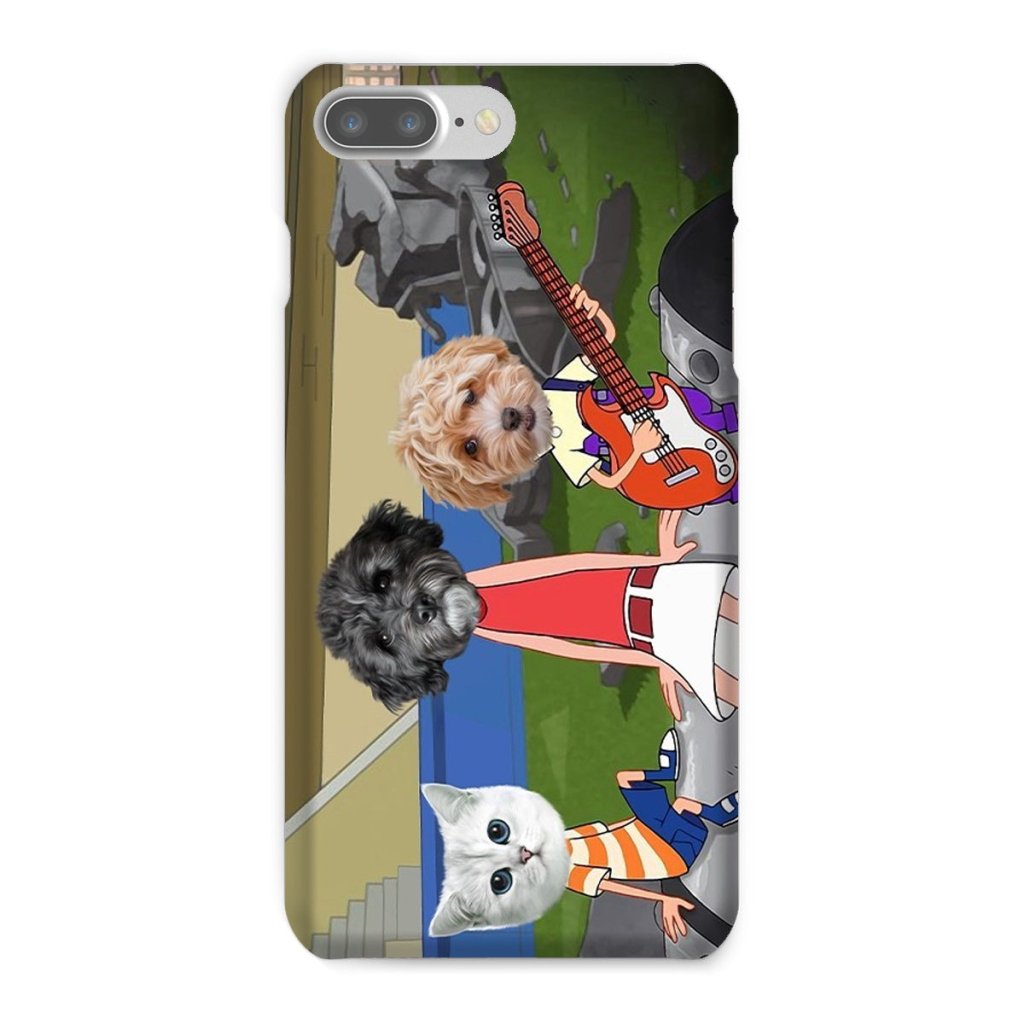 Pet Portraits | The Annoying Trio (Phineas & Ferb Inspired): Custom Pet Phone Case | Paw & Glory