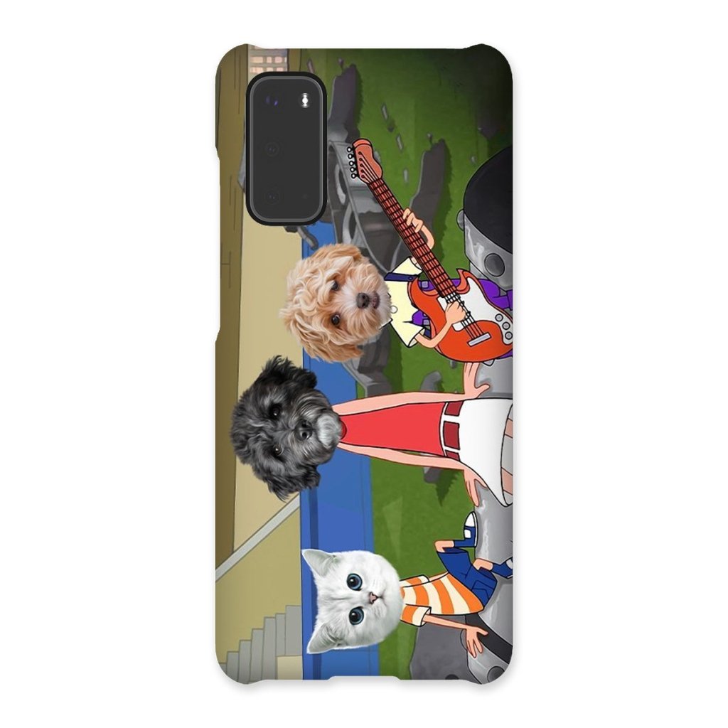 Pet Portraits | The Annoying Trio (Phineas & Ferb Inspired): Custom Pet Phone Case | Paw & Glory