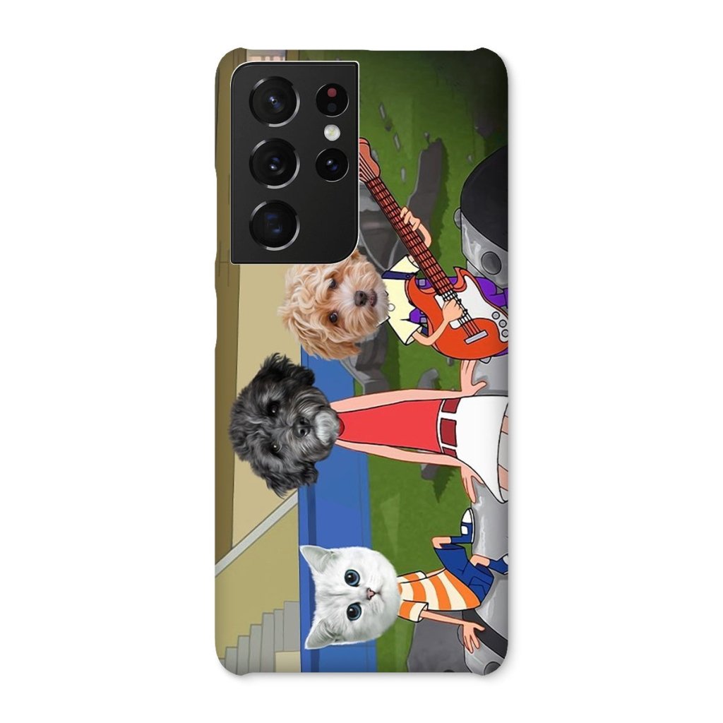 Pet Portraits | The Annoying Trio (Phineas & Ferb Inspired): Custom Pet Phone Case | Paw & Glory