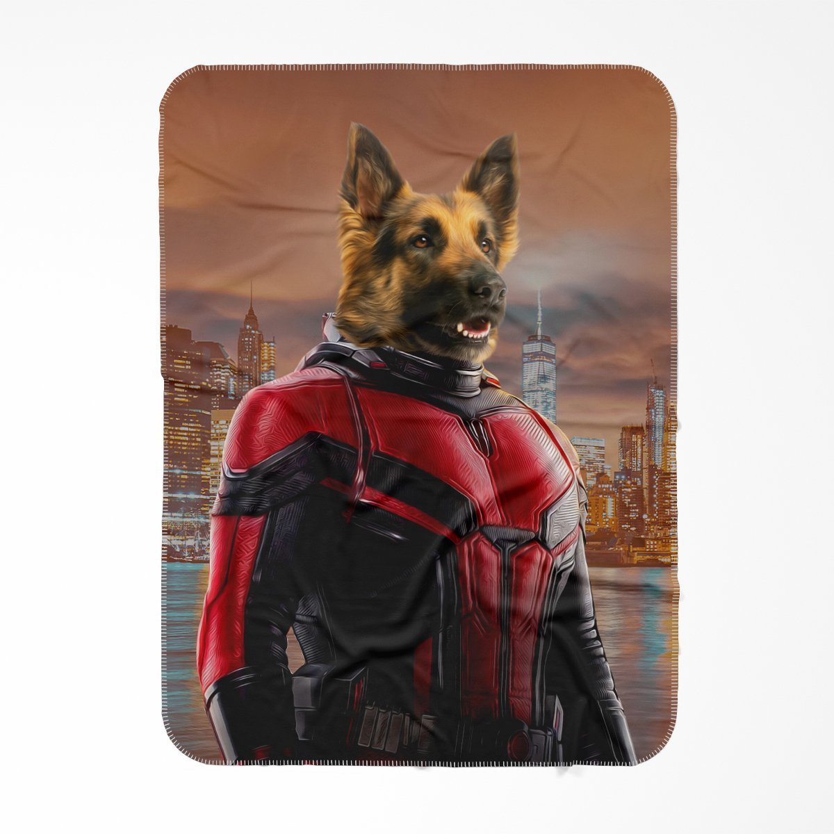 Pet Portraits | The Ant Man: Custom Pet Blanket | Paw & Glory