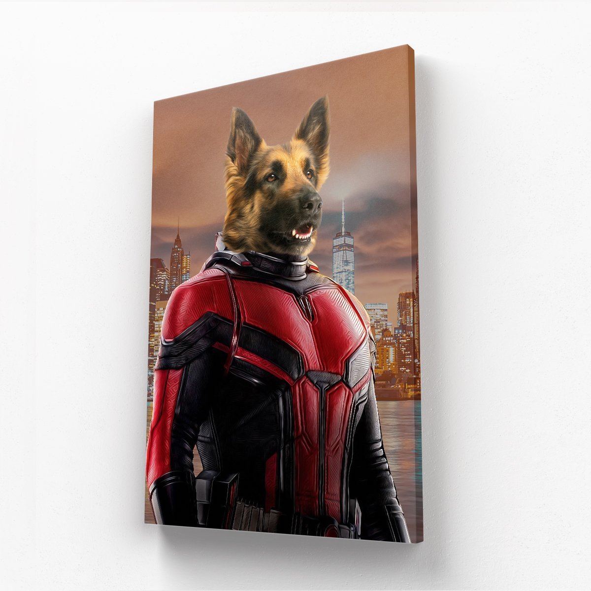 Pet Portraits | The Ant Man: Custom Pet Canvas | Paw & Glory