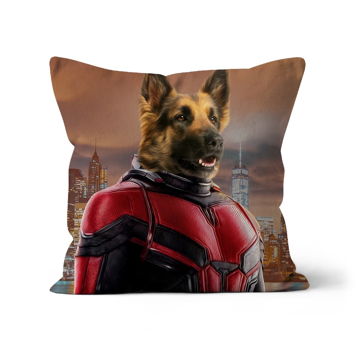 Pet Portraits | The Ant Man: Custom Pet Pillow | Paw & Glory