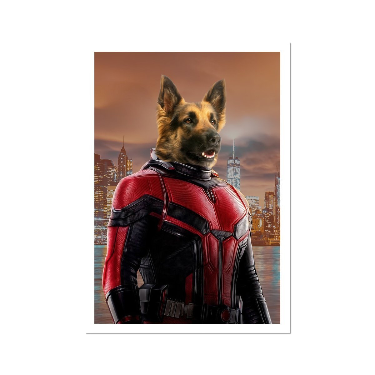 Pet Portraits | The Ant Man: Custom Pet Poster | Paw & Glory