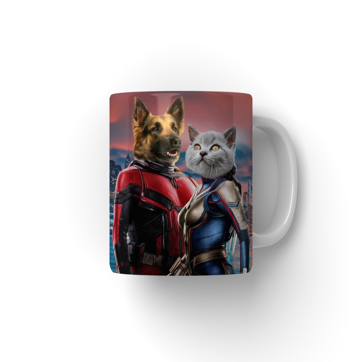 Tiny Hero Duo: Custom Pet Coffee Mug | Paw & Glory