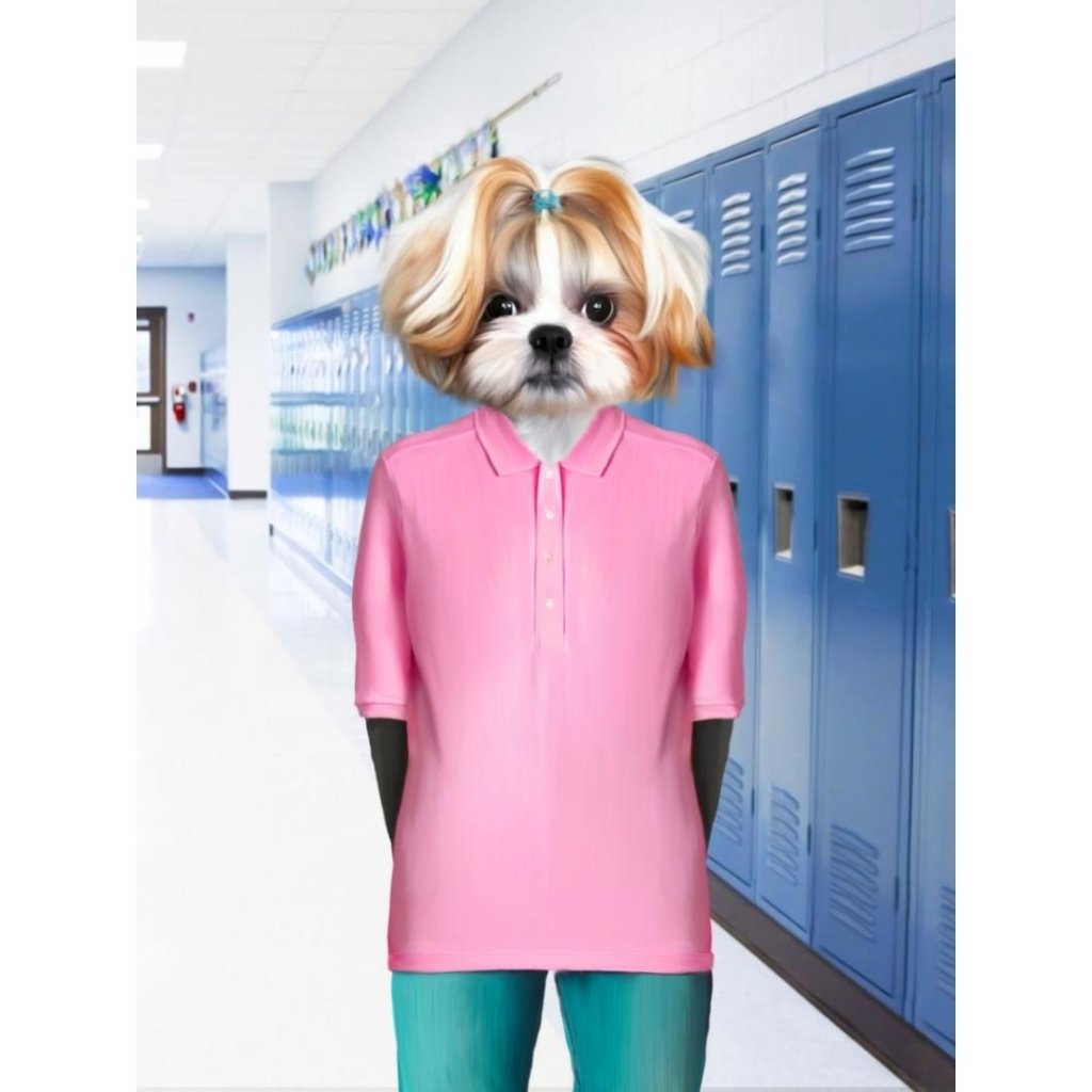 High School Apprentice Custom Digital Download Pet Portrait | Paw & Glory