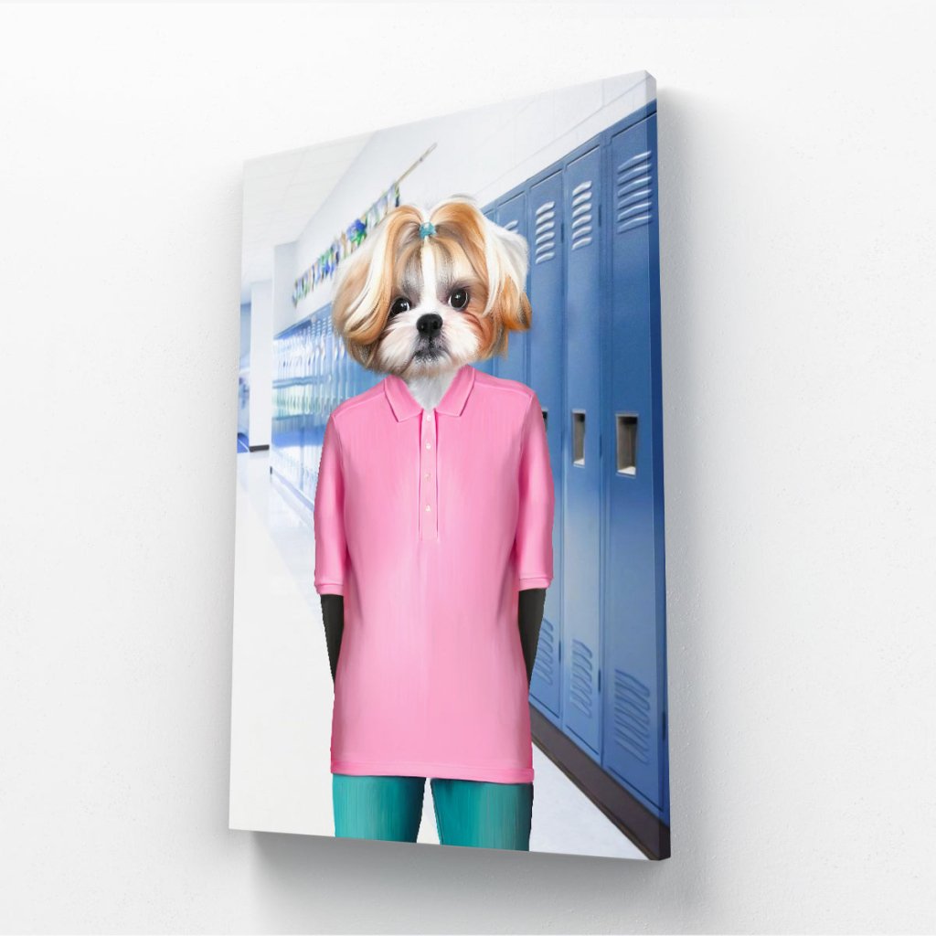 Pet Portraits | The Apprentice (Mean Girls Inspired): Custom Pet Canvas | Paw & Glory