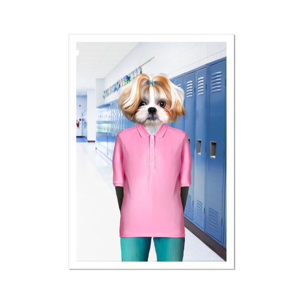 High School Apprentice Custom Pet Poster | Custom Pet Portrait Print | Paw & Glory