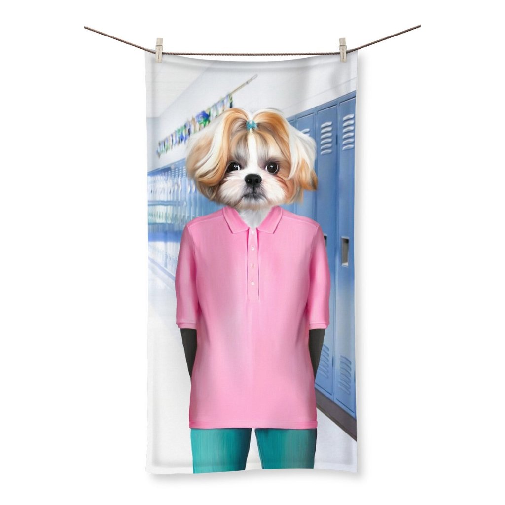 Pet Portraits | The Apprentice (Mean Girls Inspired): Custom Pet Towel | Paw & Glory