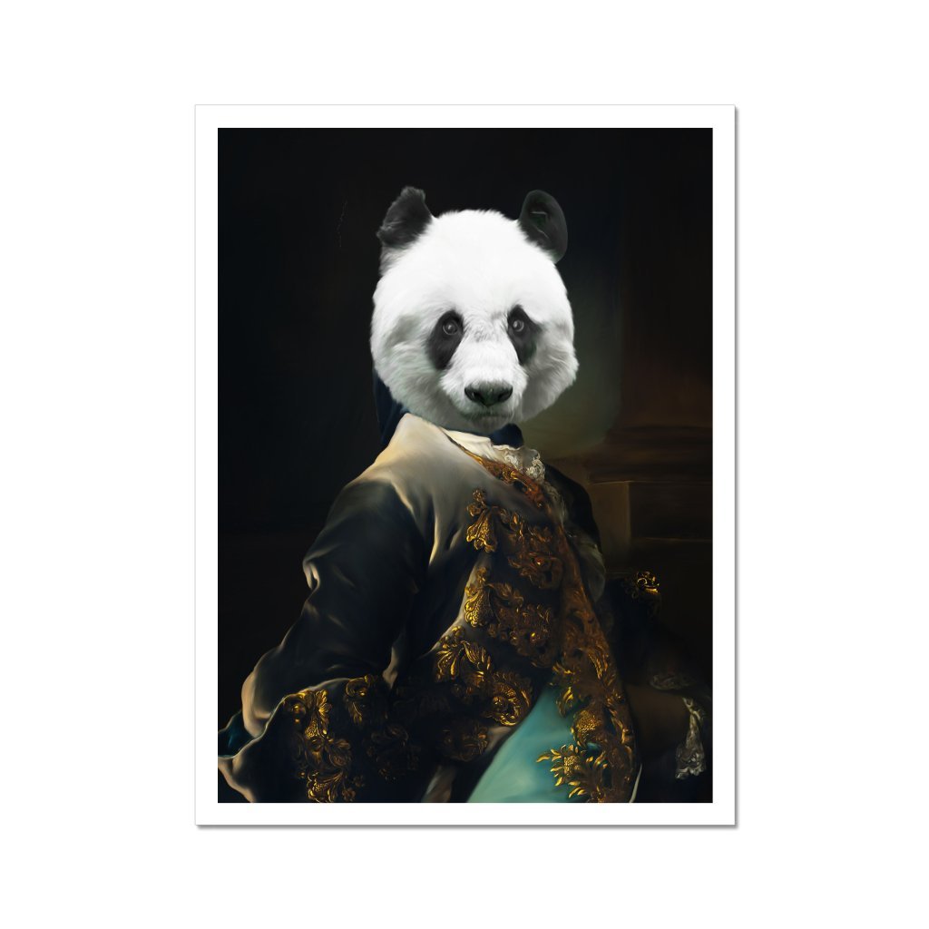 Pet Portraits | The Aristocrat: Animal Art Poster | Paw & Glory