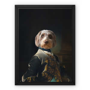 The Aristocrat: Custom Pet Canvas - Paw & Glory - Dog Portraits - Pet Portraits