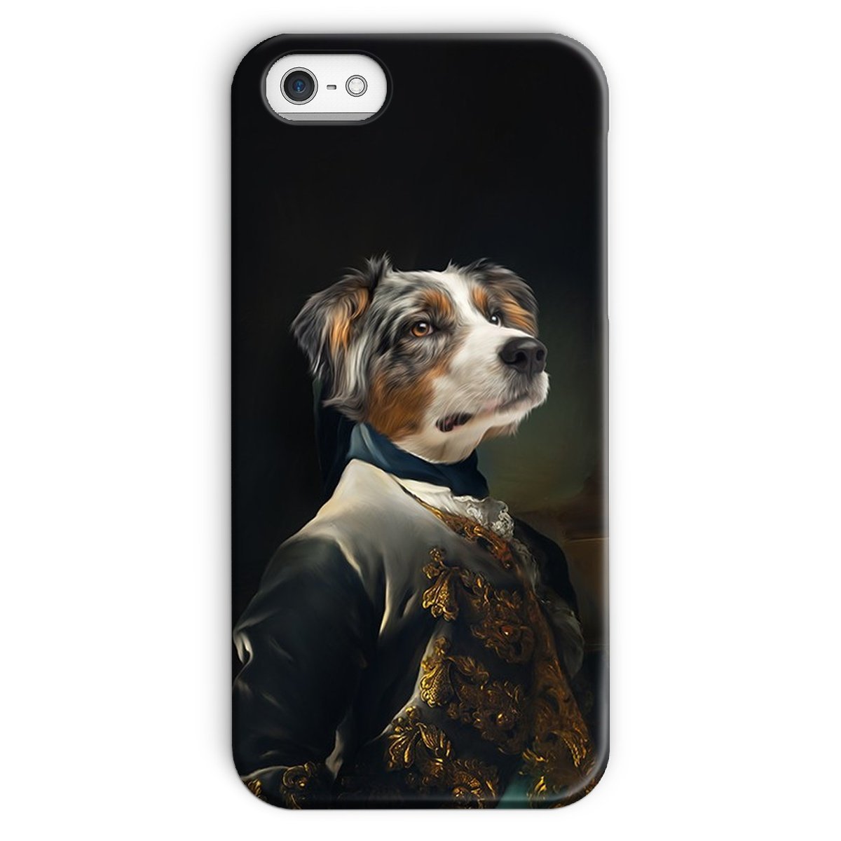 The Aristocrat: Custom Pet Phone Case - Paw & Glory - Dog Portraits - Pet Portraits