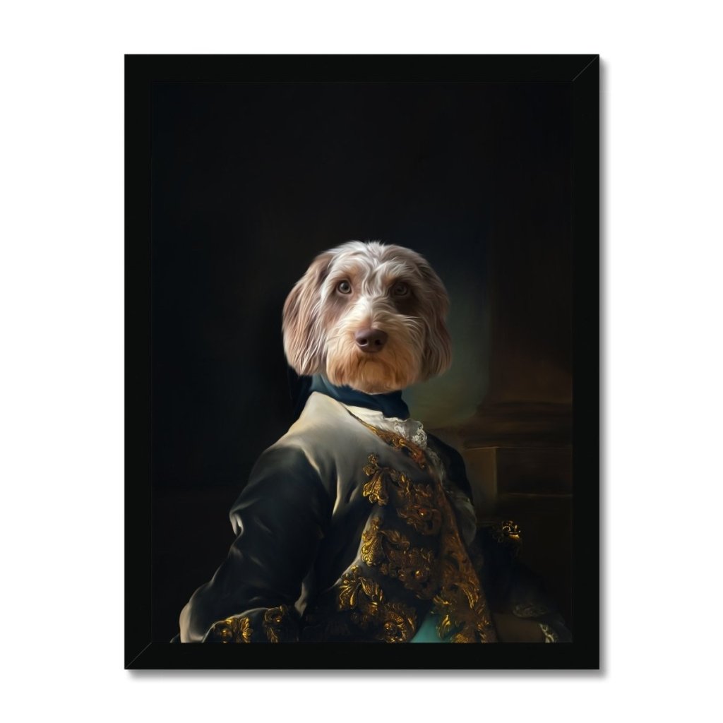 The Aristocrat: Custom Pet Portrait - Paw & Glory - Dog Portraits - Pet Portraits