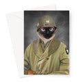 The Army Coat Mackinaw: Custom Pet Greeting Card