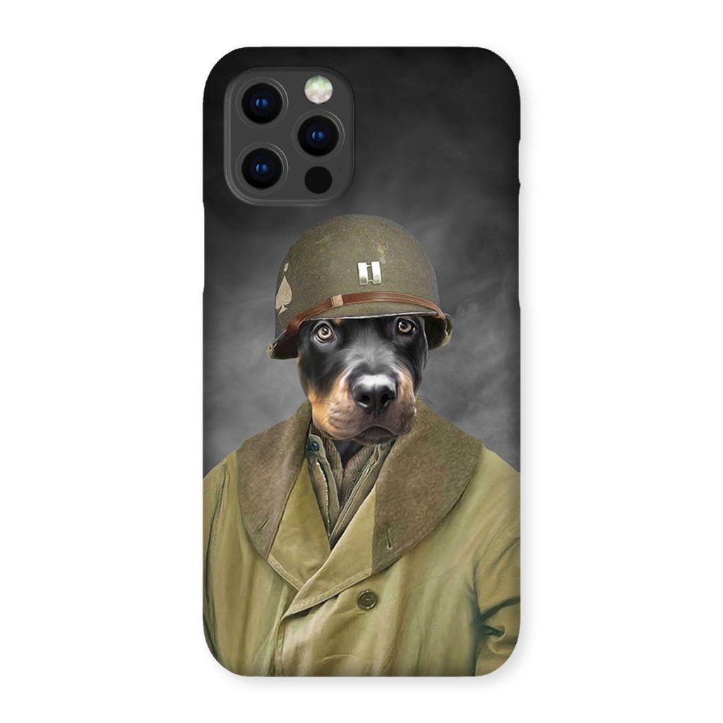 Pet Portraits | The Army Coat Mackinaw: Custom Pet Phone Case | Paw & Glory