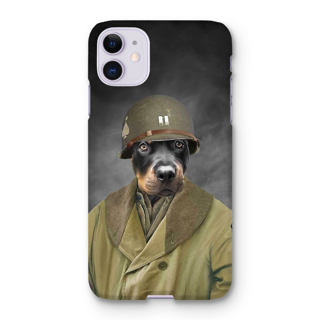 Pet Portraits | The Army Coat Mackinaw: Custom Pet Phone Case | Paw & Glory