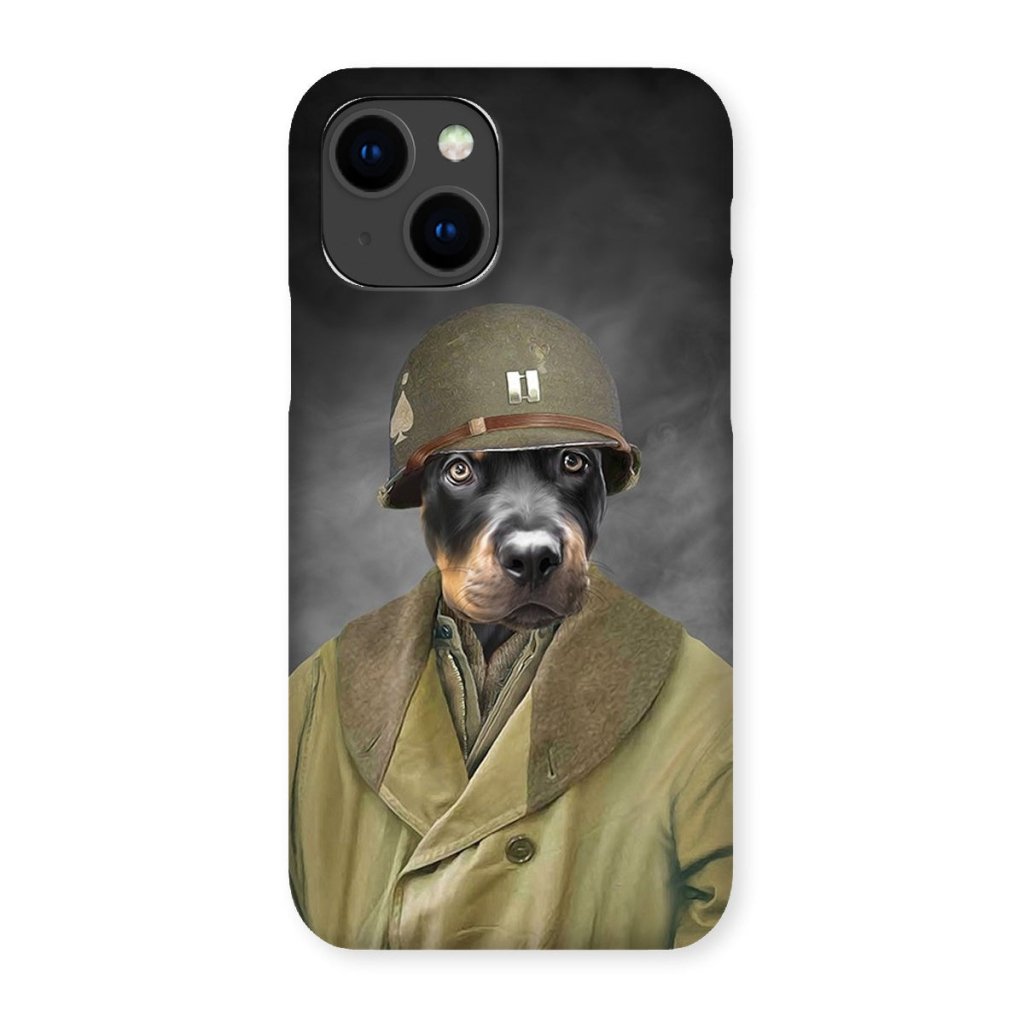 Pet Portraits | The Army Coat Mackinaw: Custom Pet Phone Case | Paw & Glory