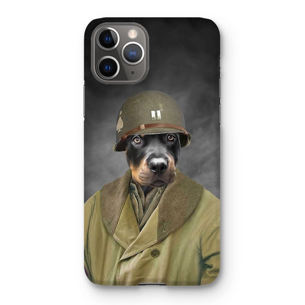 Pet Portraits | The Army Coat Mackinaw: Custom Pet Phone Case | Paw & Glory