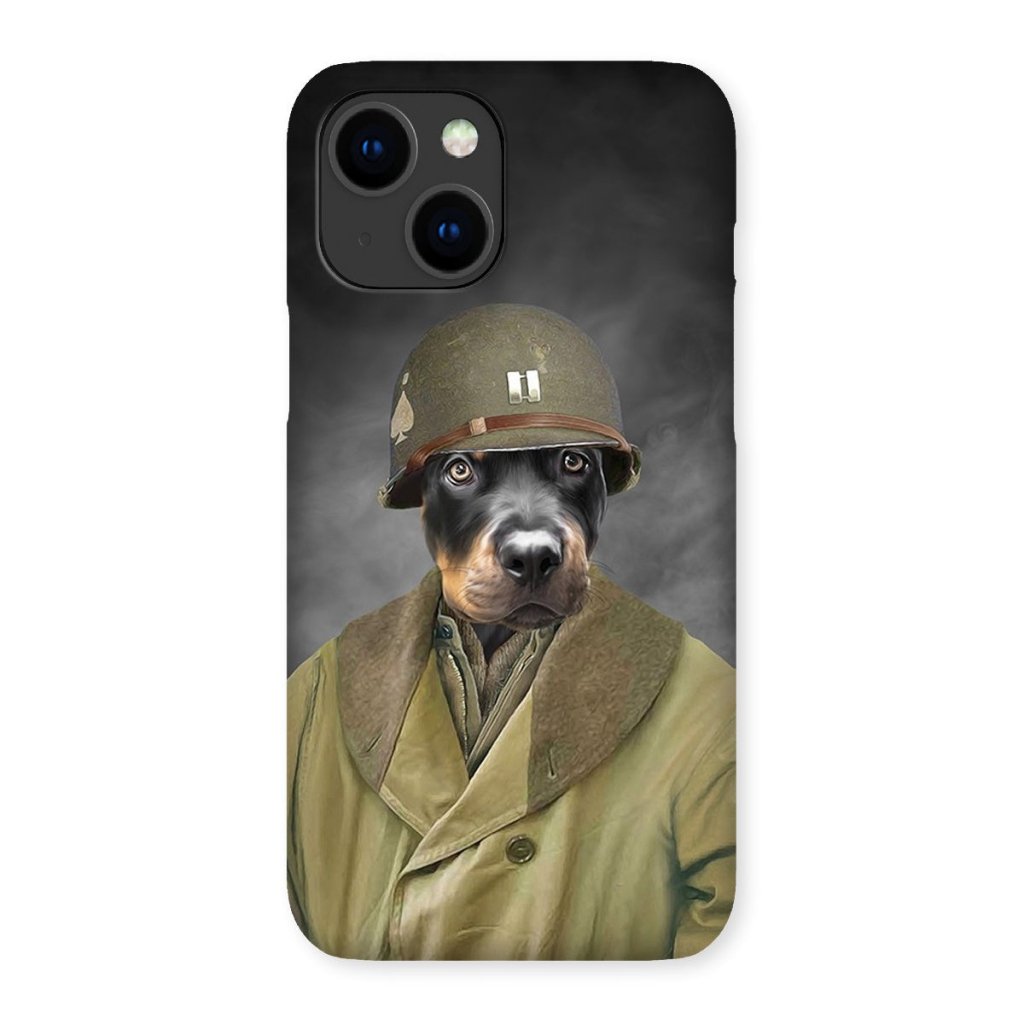 Pet Portraits | The Army Coat Mackinaw: Custom Pet Phone Case | Paw & Glory