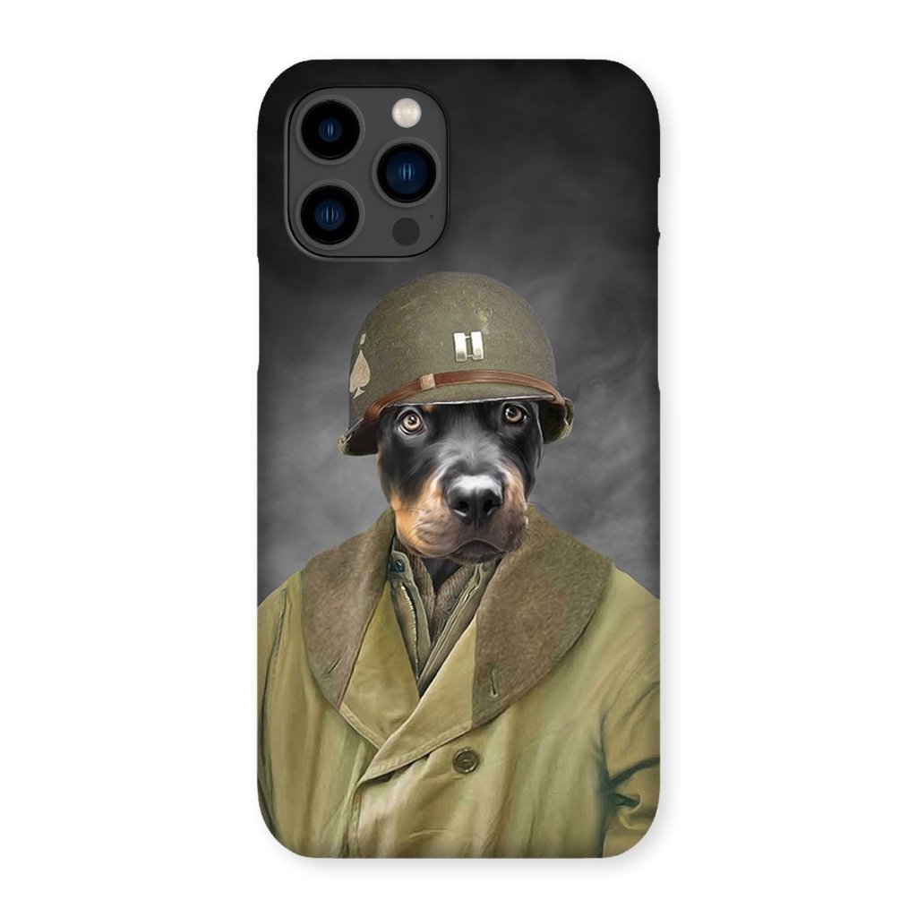 Pet Portraits | The Army Coat Mackinaw: Custom Pet Phone Case | Paw & Glory