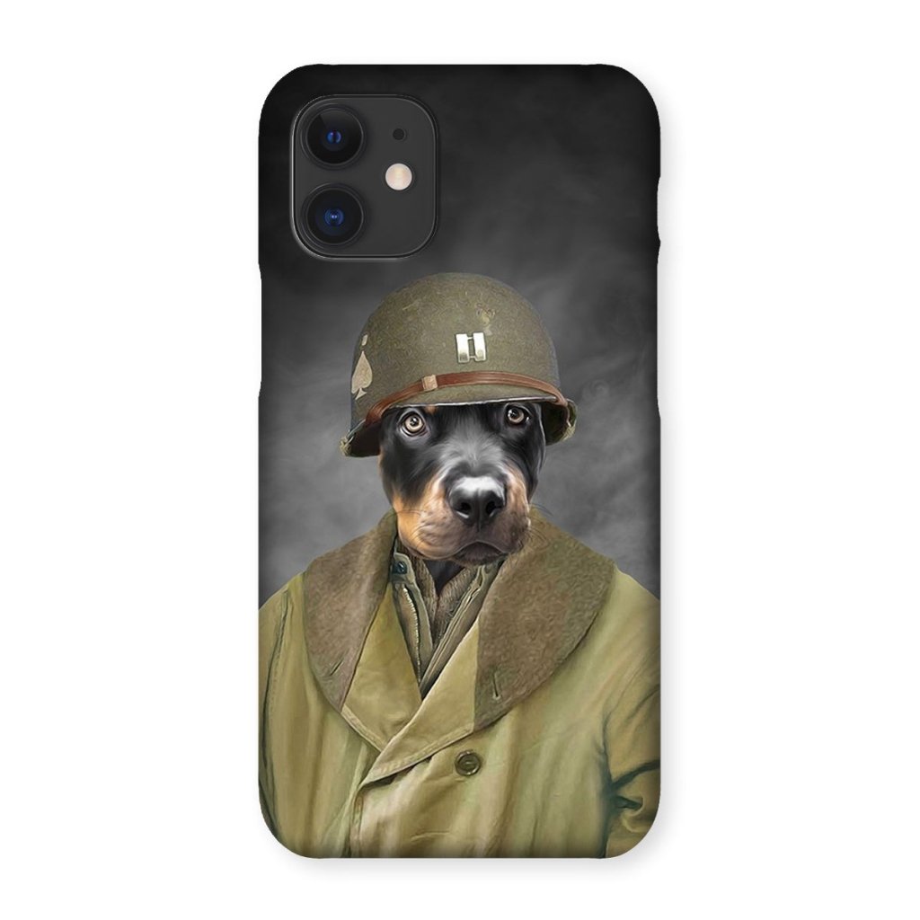 Pet Portraits | The Army Coat Mackinaw: Custom Pet Phone Case | Paw & Glory