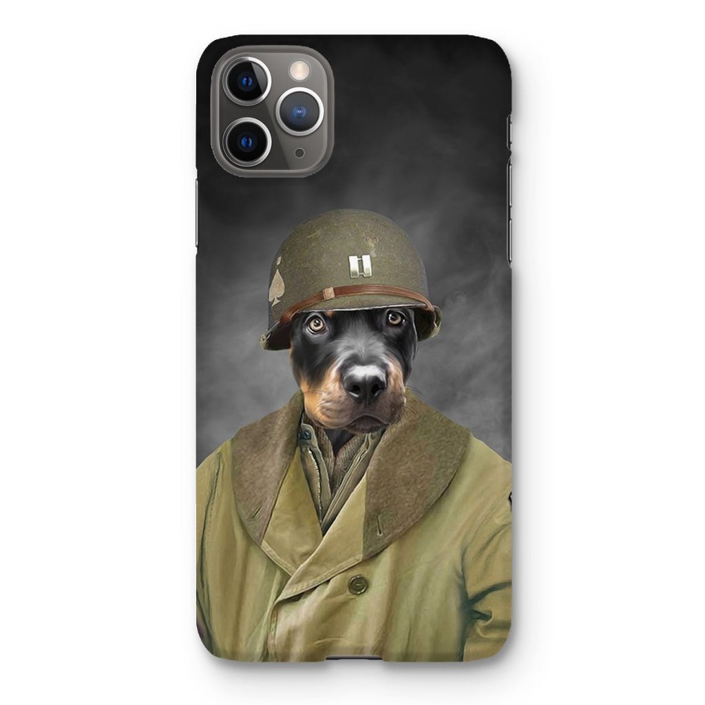 Pet Portraits | The Army Coat Mackinaw: Custom Pet Phone Case | Paw & Glory