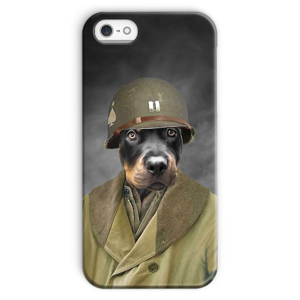 Pet Portraits | The Army Coat Mackinaw: Custom Pet Phone Case | Paw & Glory