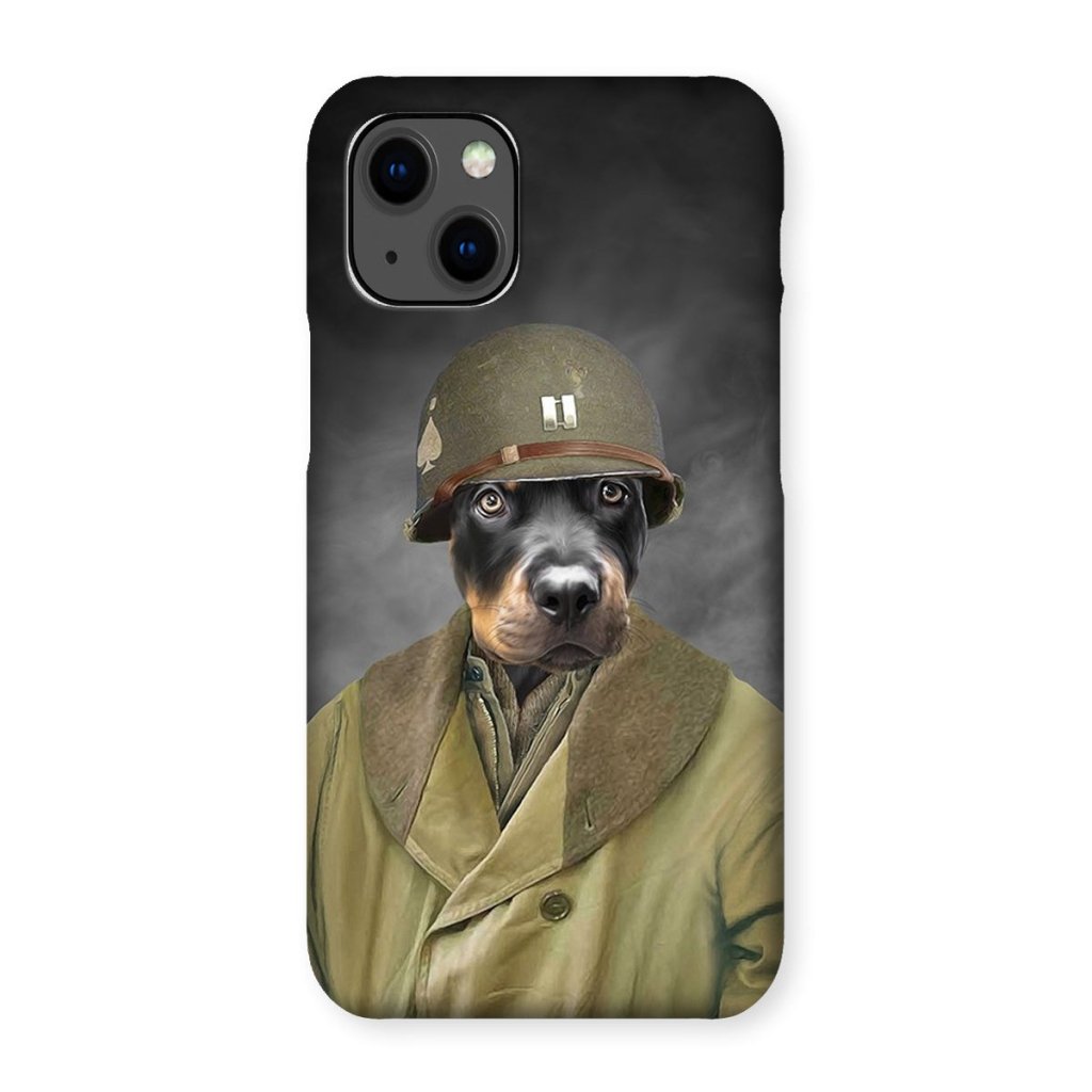 Pet Portraits | The Army Coat Mackinaw: Custom Pet Phone Case | Paw & Glory
