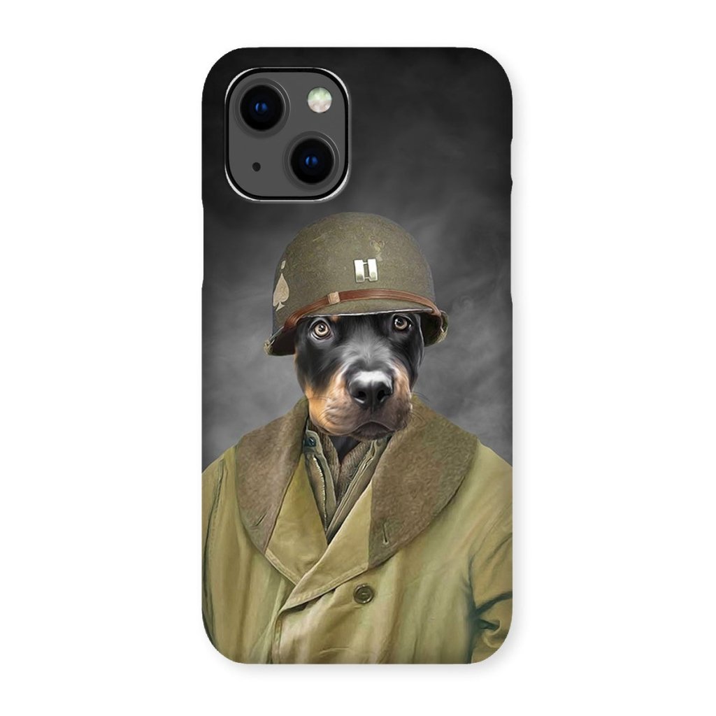 Pet Portraits | The Army Coat Mackinaw: Custom Pet Phone Case | Paw & Glory