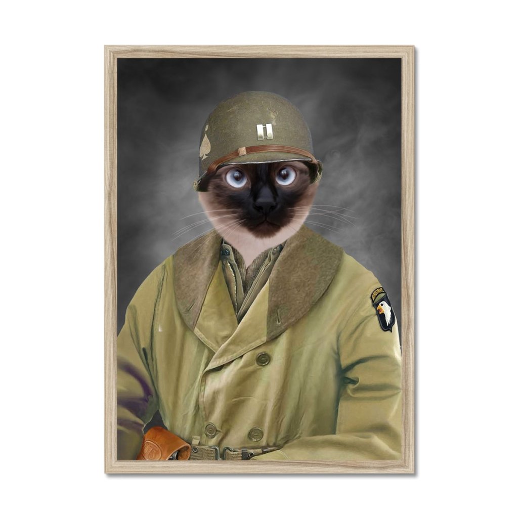 Pet Portraits | The Army Coat Mackinaw: Custom Pet Portrait | Paw & Glory