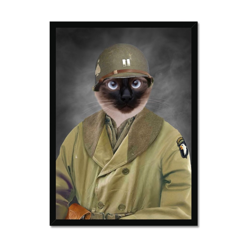 Pet Portraits | The Army Coat Mackinaw: Custom Pet Portrait | Paw & Glory
