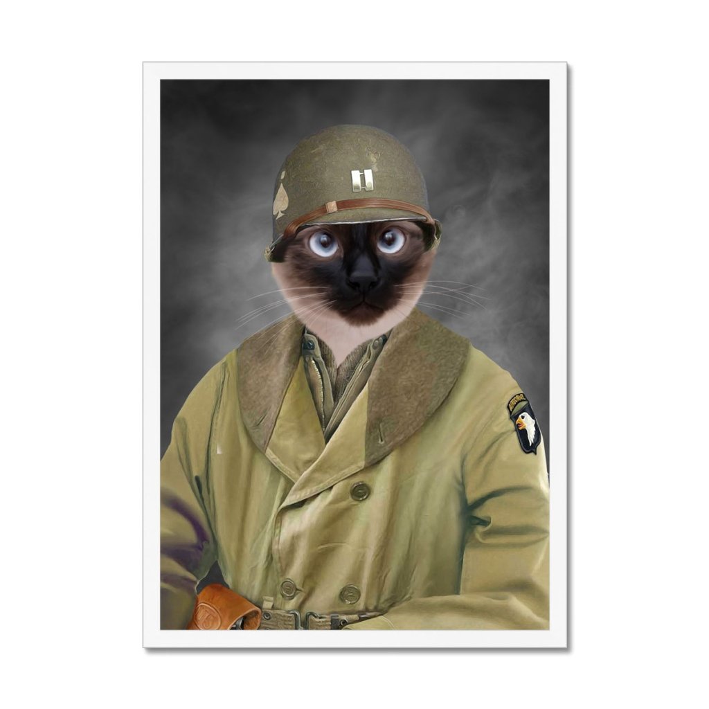 Pet Portraits | The Army Coat Mackinaw: Custom Pet Portrait | Paw & Glory