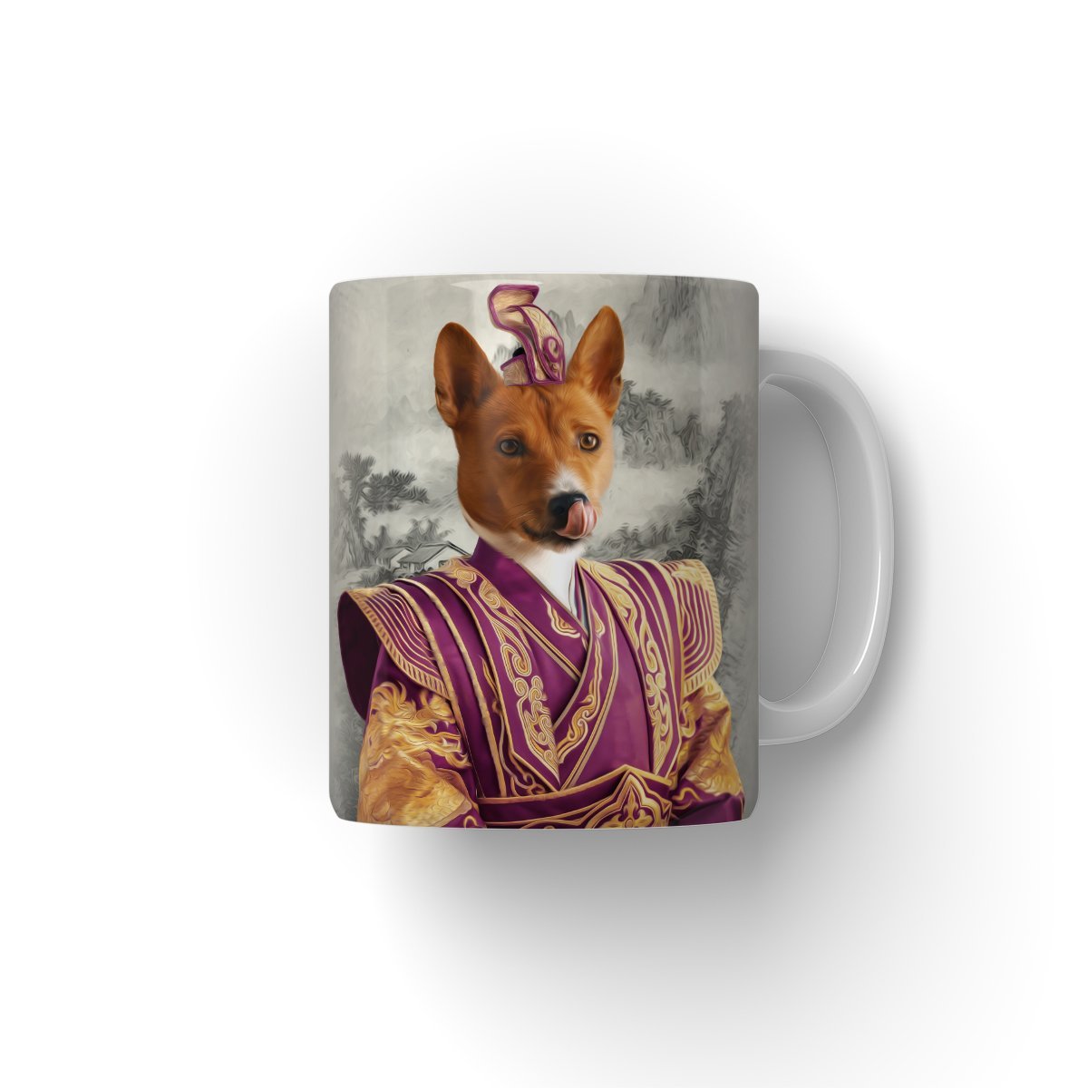 Pet Portraits | The Asian Emperor: Custom Pet Coffee Mug | Paw & Glory