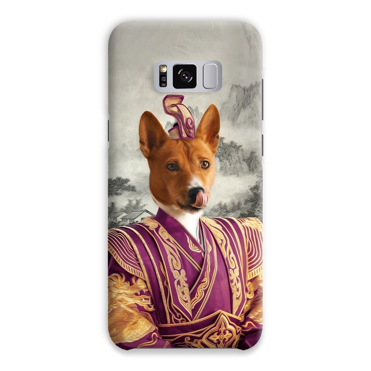 The Asian Emperor: Custom Pet Phone Case - Paw & Glory - Dog Portraits - Pet Portraits