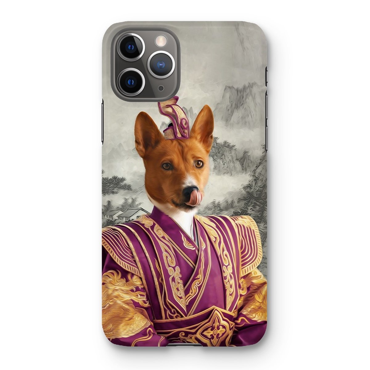 The Asian Emperor: Custom Pet Phone Case - Paw & Glory - Dog Portraits - Pet Portraits