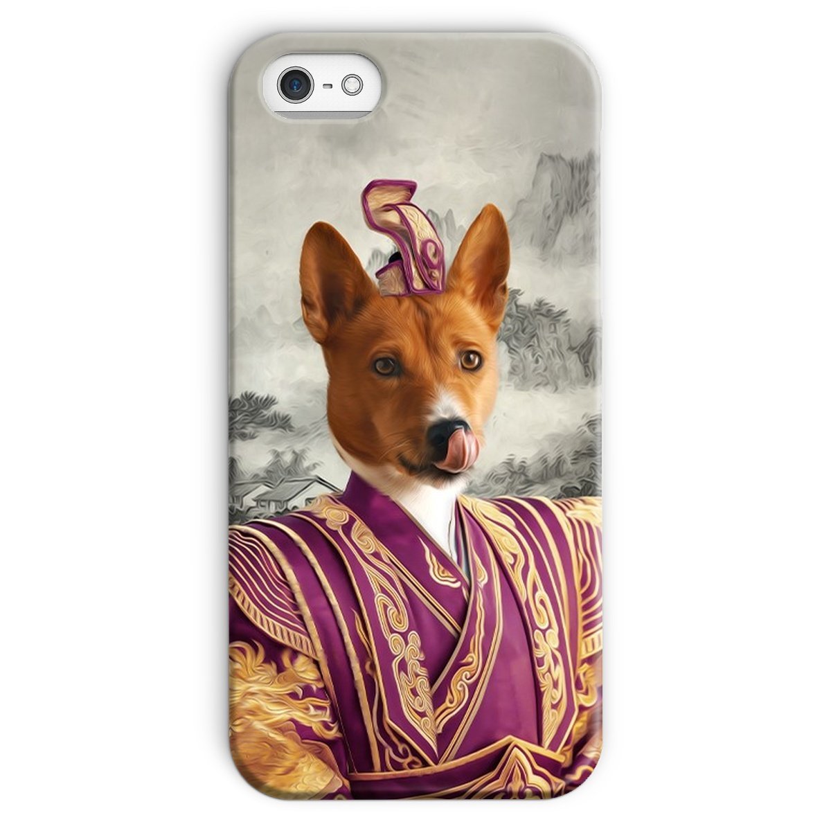 The Asian Emperor: Custom Pet Phone Case - Paw & Glory - Dog Portraits - Pet Portraits