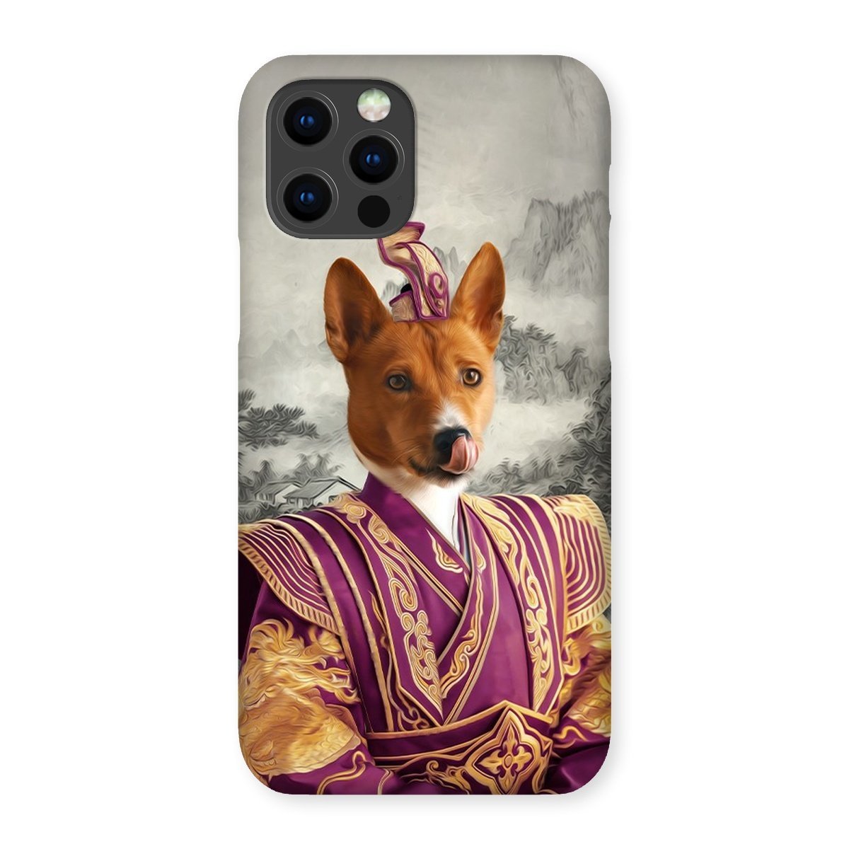 The Asian Emperor: Custom Pet Phone Case - Paw & Glory - Dog Portraits - Pet Portraits