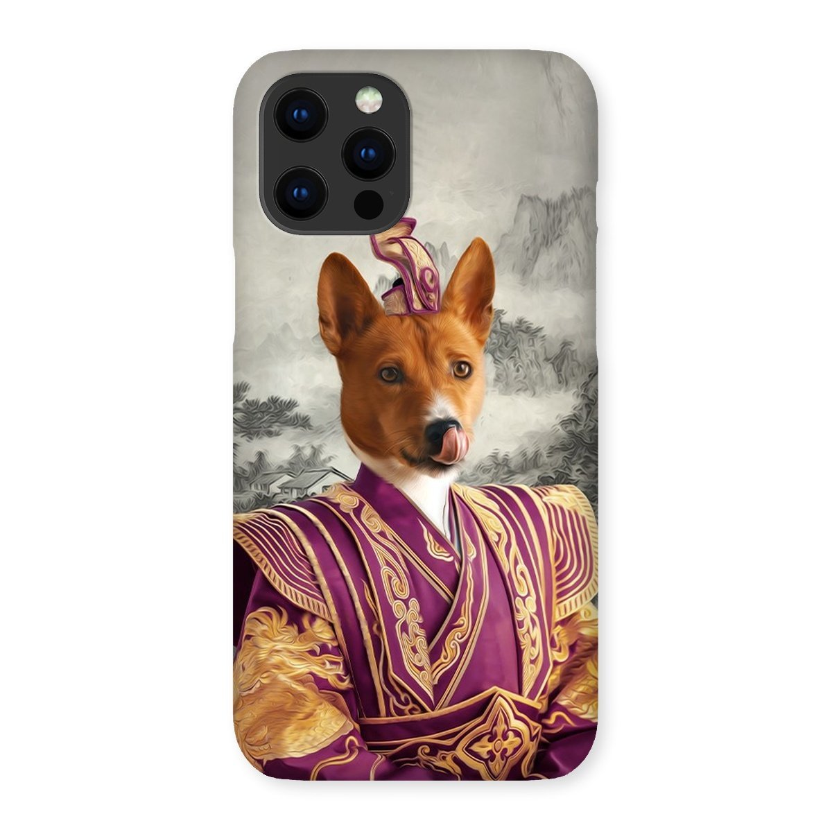 Pet Portraits | The Asian Emperor: Custom Pet Phone Case | Paw & Glory