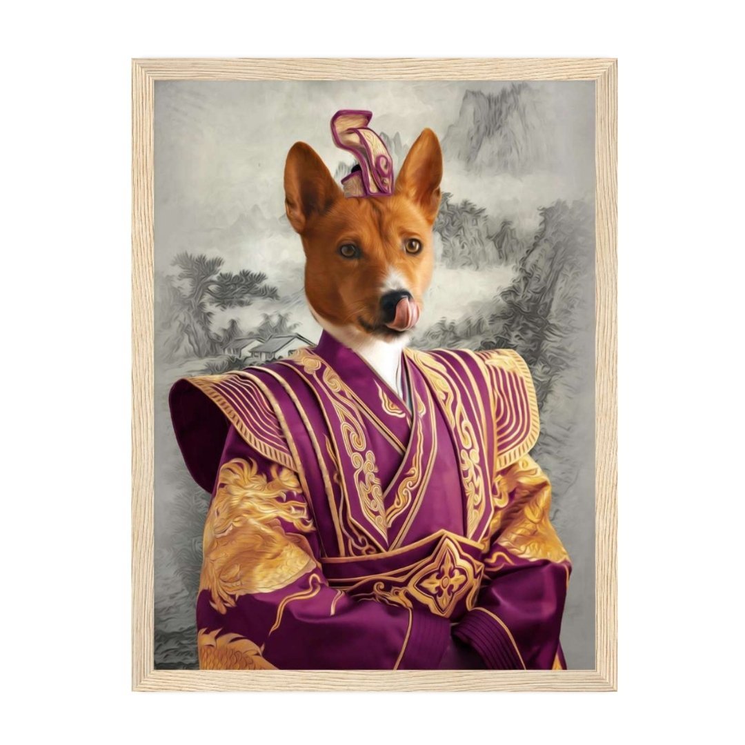 Pet Portraits | The Asian Emperor: Custom Pet Portrait | Paw & Glory