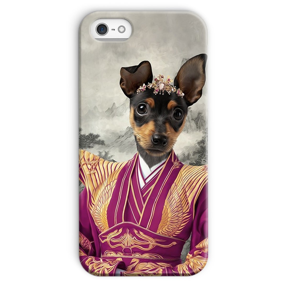 Pet Portraits | The Asian Empress: Custom Pet Phone Case | Paw & Glory
