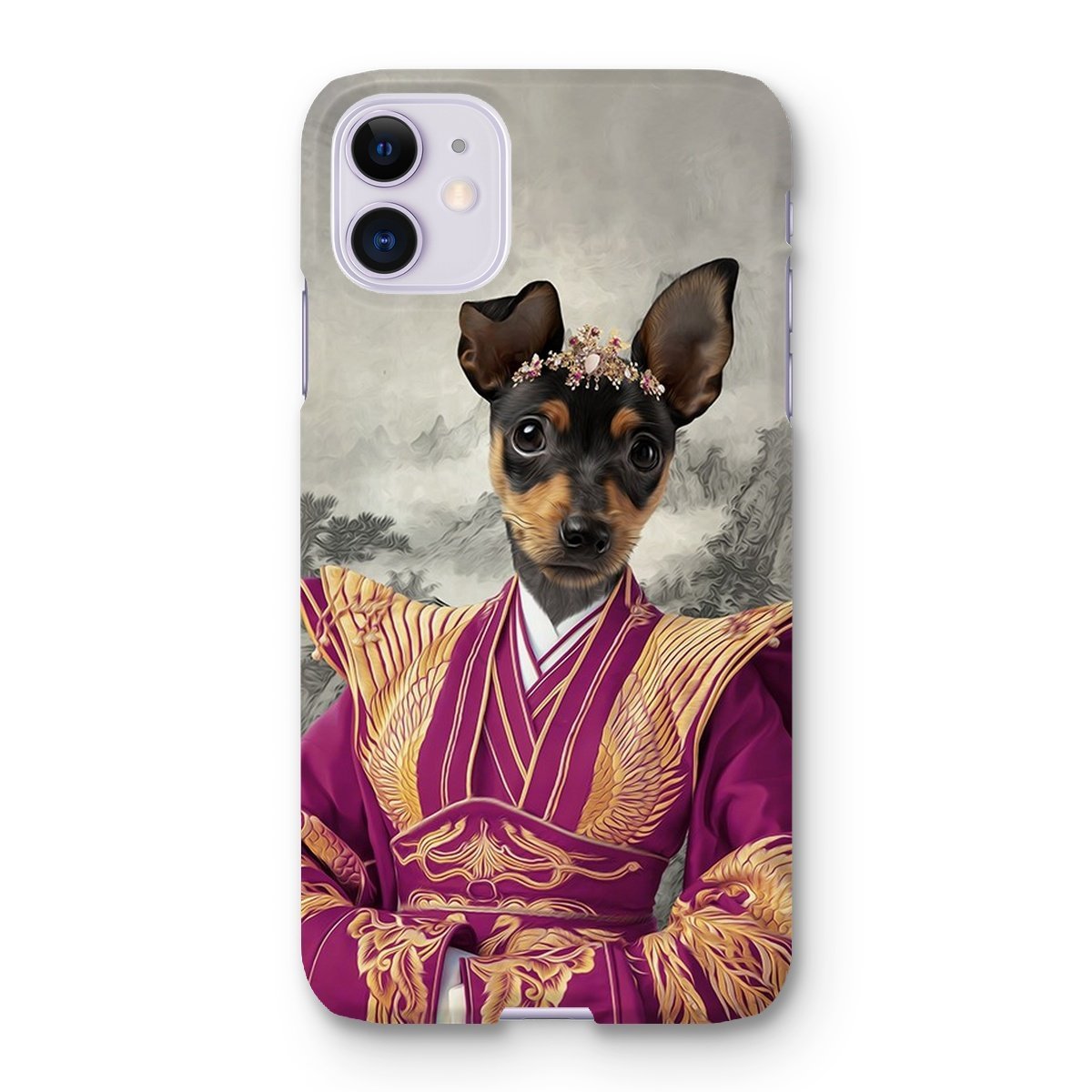 The Asian Empress: Custom Pet Phone Case - Paw & Glory - Dog Portraits - Pet Portraits