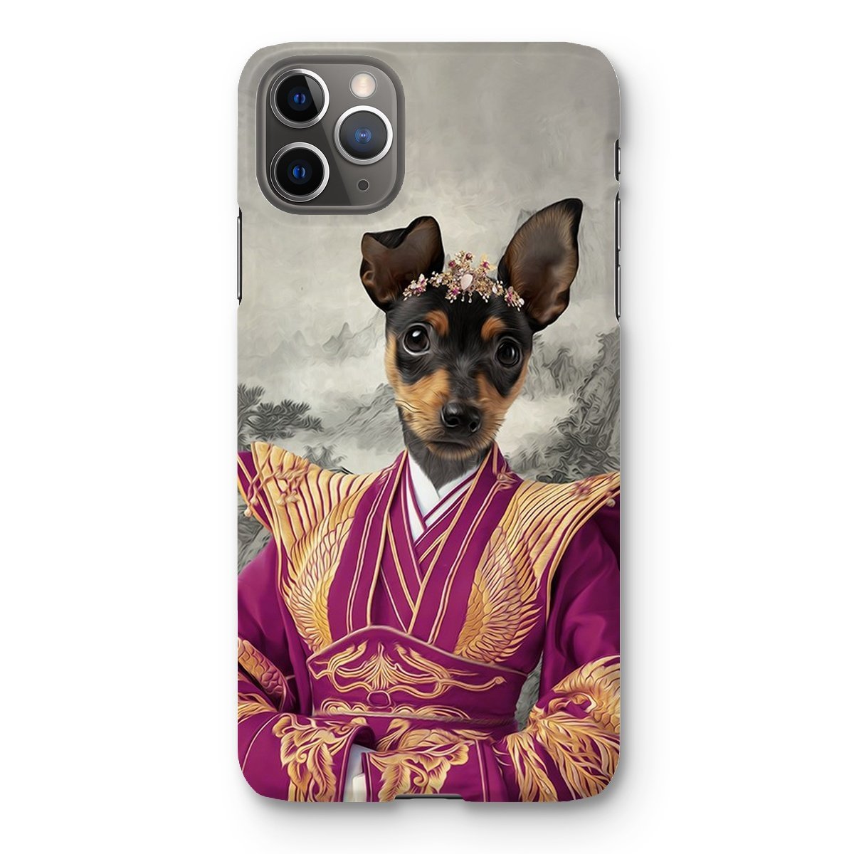 The Asian Empress: Custom Pet Phone Case - Paw & Glory - Dog Portraits - Pet Portraits