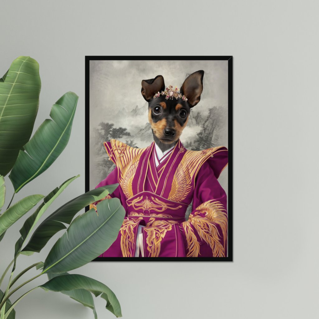 Pet Portraits | The Asian Empress: Custom Pet Portrait | Paw & Glory