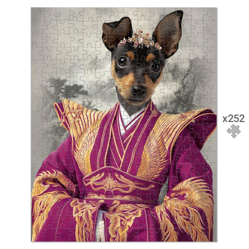 Pet Portraits | The Asian Empress: Custom Pet Puzzle | Paw & Glory