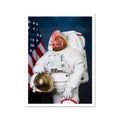 The Astronaut: Animal Art Poster