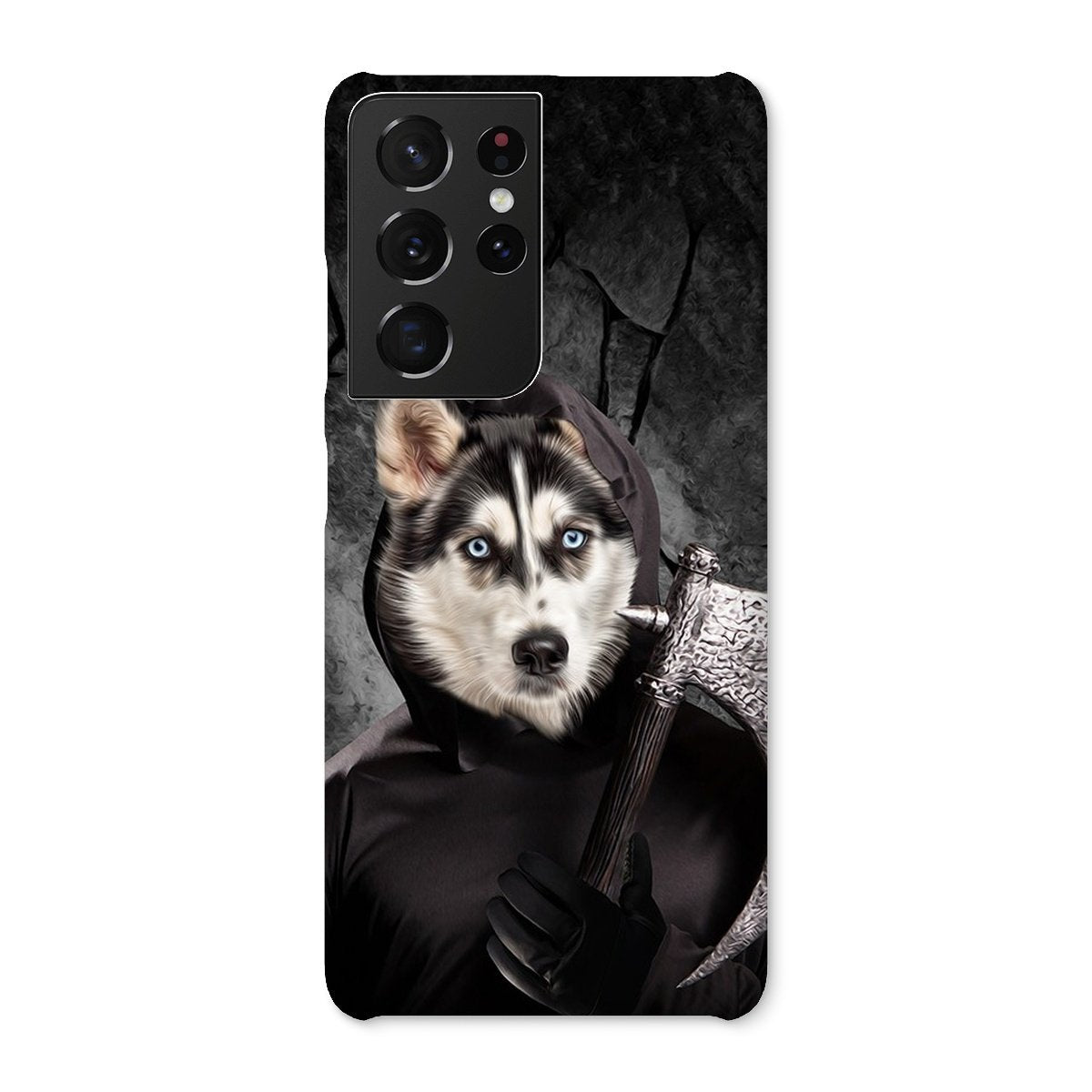 Pet Portraits | The Bark Reaper: Custom Pet Phone Case | Paw & Glory