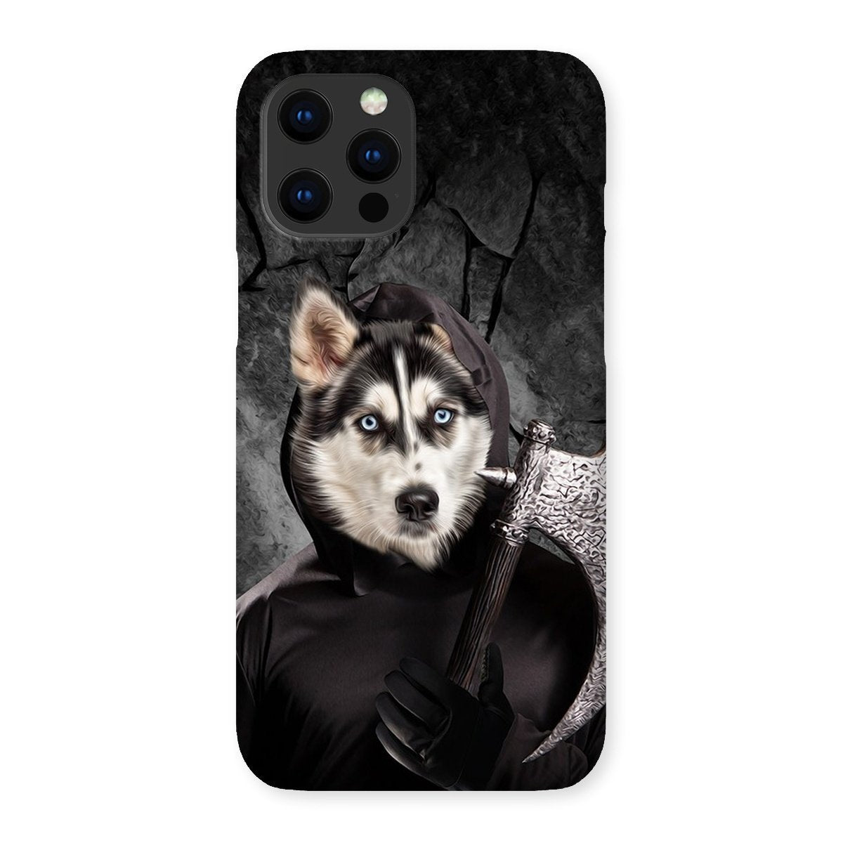 Pet Portraits | The Bark Reaper: Custom Pet Phone Case | Paw & Glory